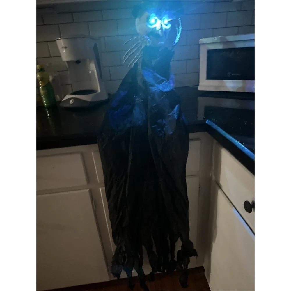Hanging Witch Decor Halloween Decoration Outdoor‎ Sounds Lights